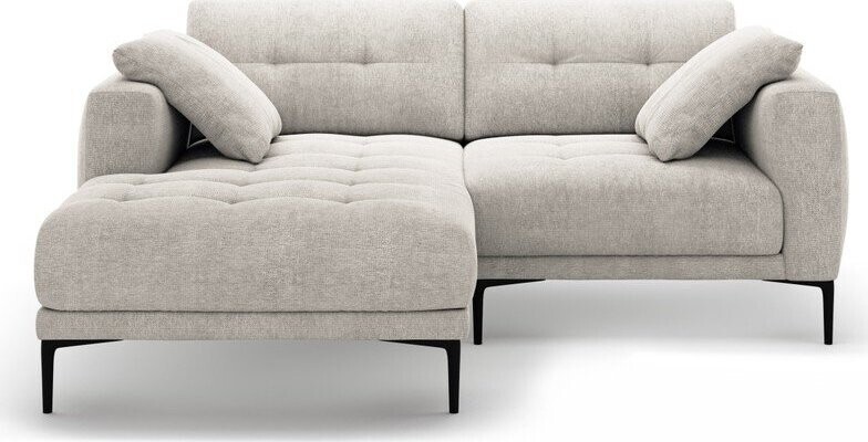 Béžová rohová pohovka (levý roh/s lenoškou) Bemy – Micadoni