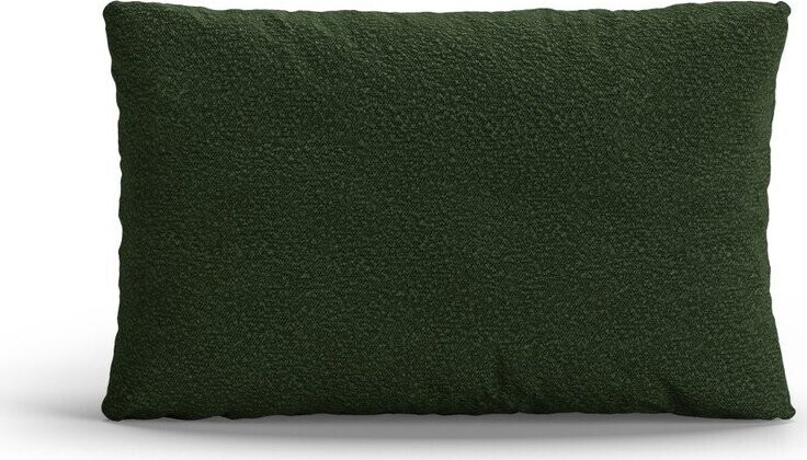 Zelený polštář na gauč z textilie bouclé Poppy – Micadoni