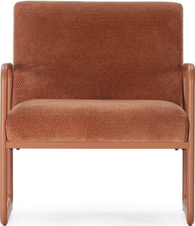 Žinylkové křeslo v terakotové barvě Vince – MOME