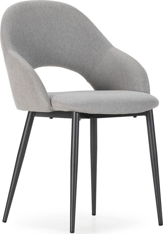 Světle šedé čalouněné jídelní židle v sadě 2 ks Lia – Marckeric