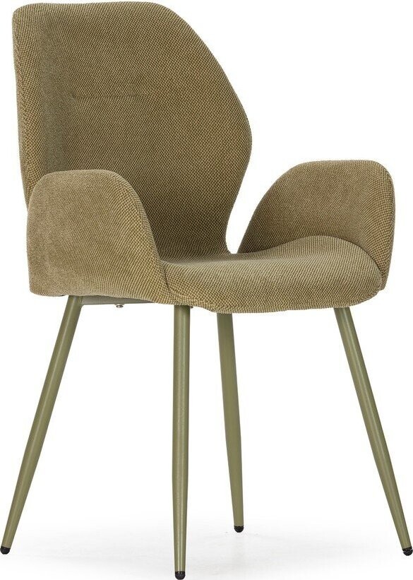 Zelená čalouněná jídelní křesla v sadě 2 ks Ansu – Marckeric