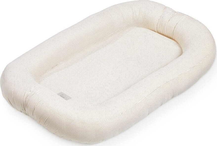 Béžové hnízdečko pro miminko 52x84 cm Classic Stripes Camel – Cam Cam Copenhagen