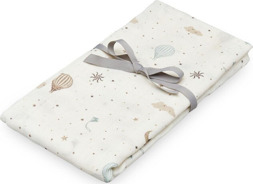 Slonovinová zavinovací dětská deka z Bio bavlny 120x120 cm Dreamland – Cam Cam Copenhagen