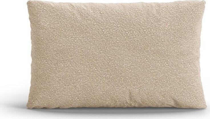 Béžový polštář na gauč z textilie bouclé Poppy – Micadoni