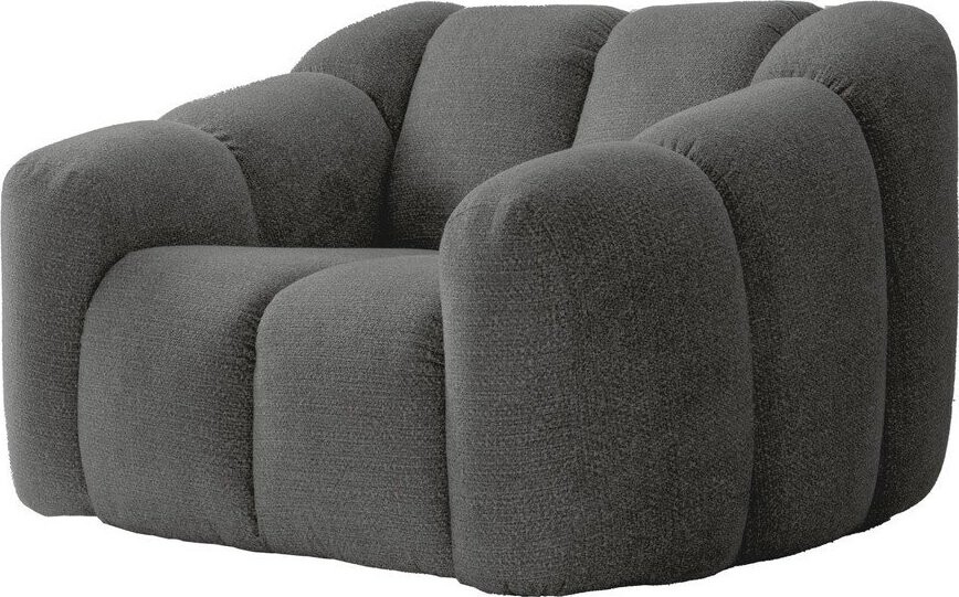 Šedé křeslo Shell – Miuform