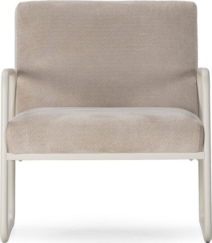 Béžové žinylkové křeslo Vince – MOME