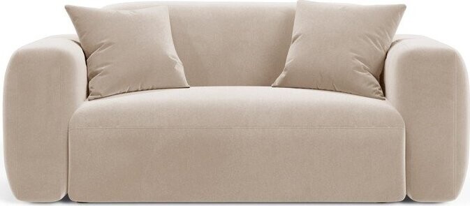 Béžová sametová pohovka 180 cm Strino – Cosmopolitan Design