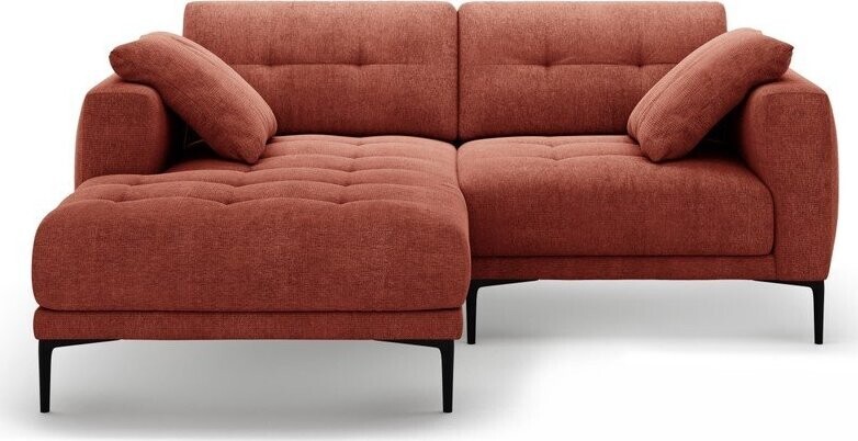 Rohová pohovka v cihlové barvě (levý roh/s lenoškou) Bemy – Micadoni