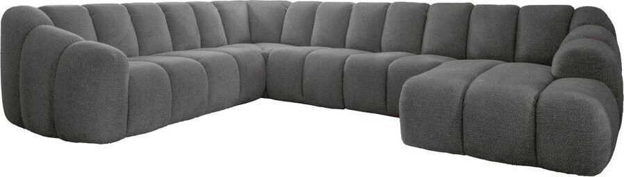 Šedá rohová pohovka (levý roh/do