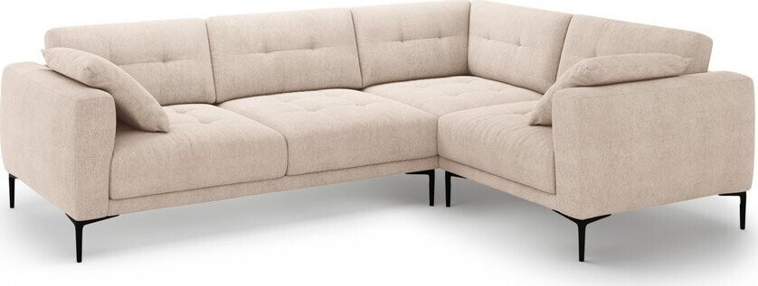 Světle hnědá rohová pohovka (pravý roh/do L) Bemy – Micadoni