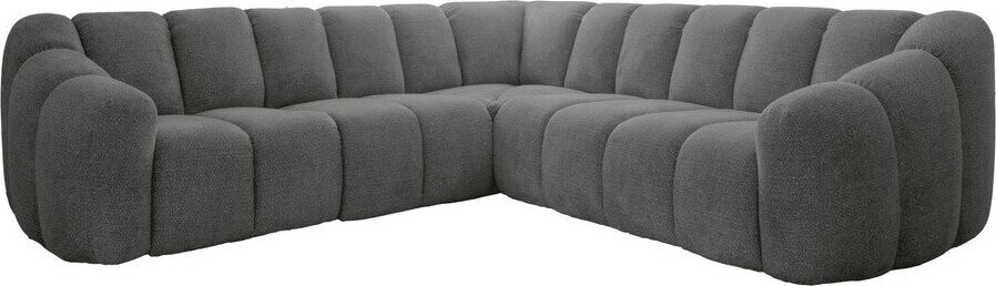 Šedá rohová pohovka Shell – Miuform