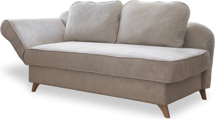 Béžová manšestrová lenoška (levý roh) Chic Charlotte – Miuform