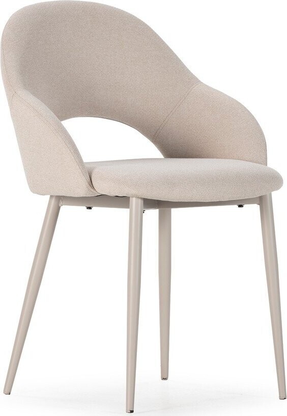 Béžové čalouněné jídelní židle v sadě 2 ks Lia – Marckeric