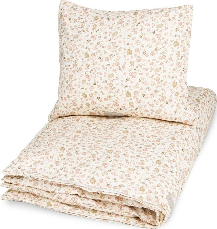 Béžové dětské povlečení do postýlky z Bio bavlny 70x100 cm Augusta – Cam Cam Copenhagen