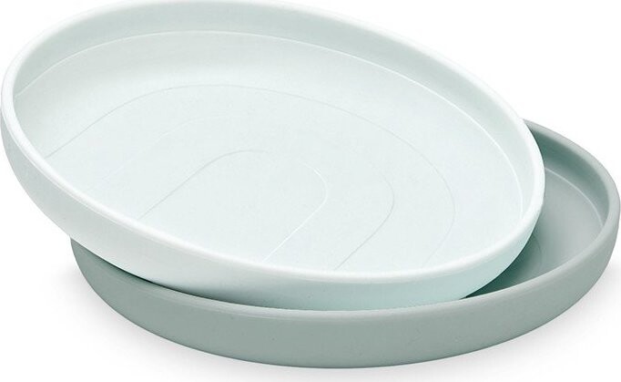 Modré silikonové dětské talíře v sadě 2 ks ø 18,5 cm Petroleum – Cam Cam Copenhagen