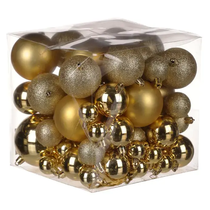 Autronic Ozdoby plastové (62 ks) VAK123-GOLD