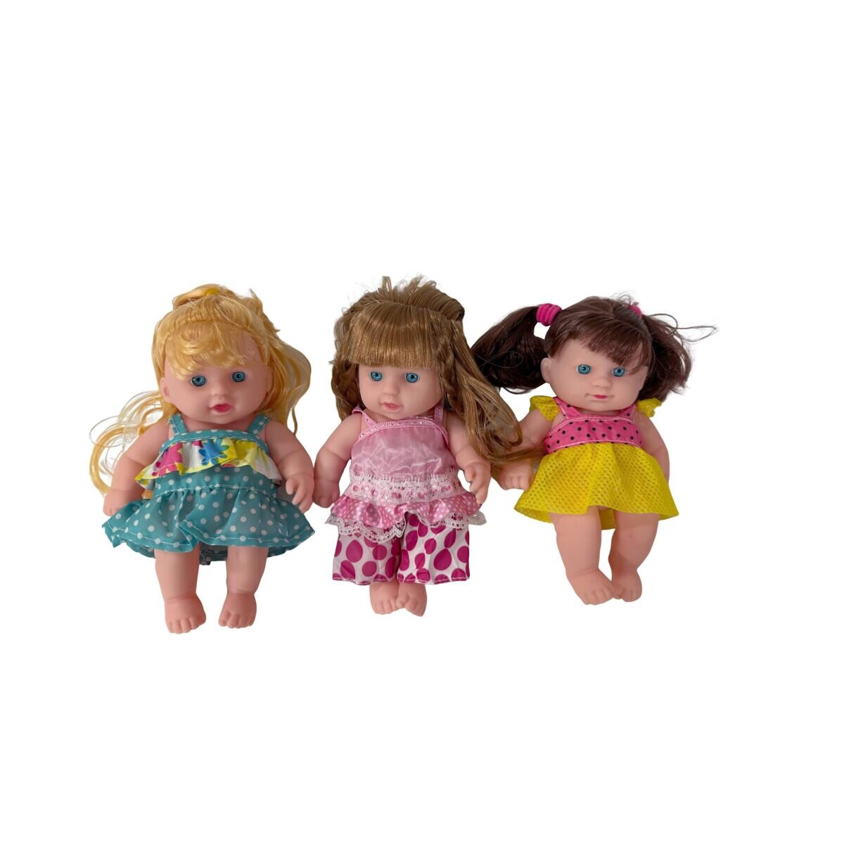 PLEJO Panenka s vlásky 20 cm, 3 druhy