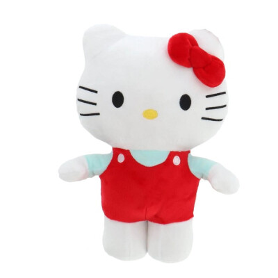 Plyšová Hello Kitty s klipem - červená