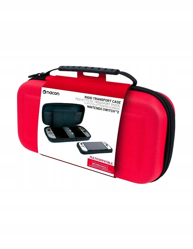 Nacon Pouzdro Rigid Transport Case Červené Konzola Nintendo Switch 2