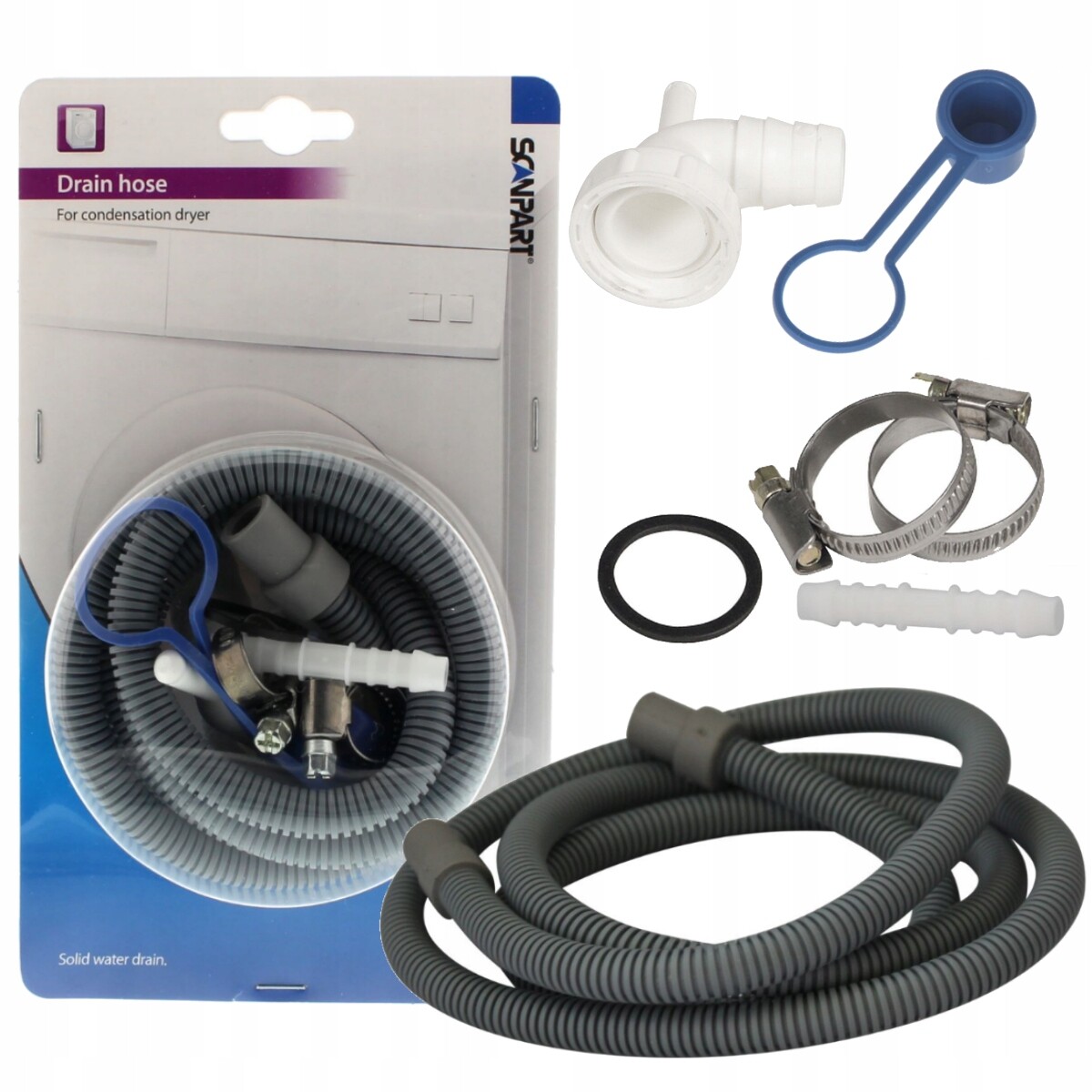 Odtoková hadice Scanpart pro sušičky 1,5 m