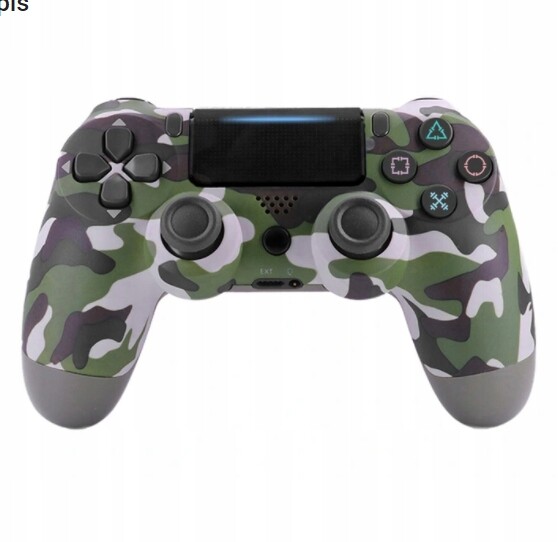 Bezdrátový Pad PS4 Doubleshock Zelený Ovladač Kamufláž Zelený Gamepad