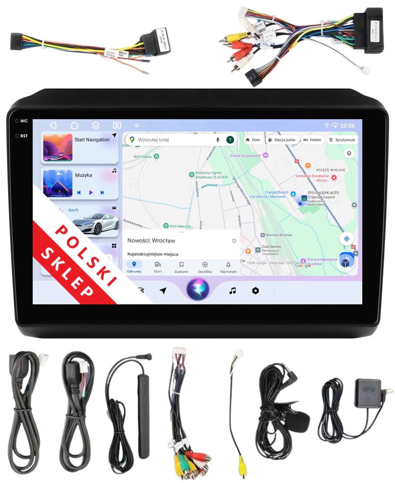 Rádio 2DIN Navigace Android Fiat Ducato Boxer Jumper A 3/32 Gb Dsp Carplay