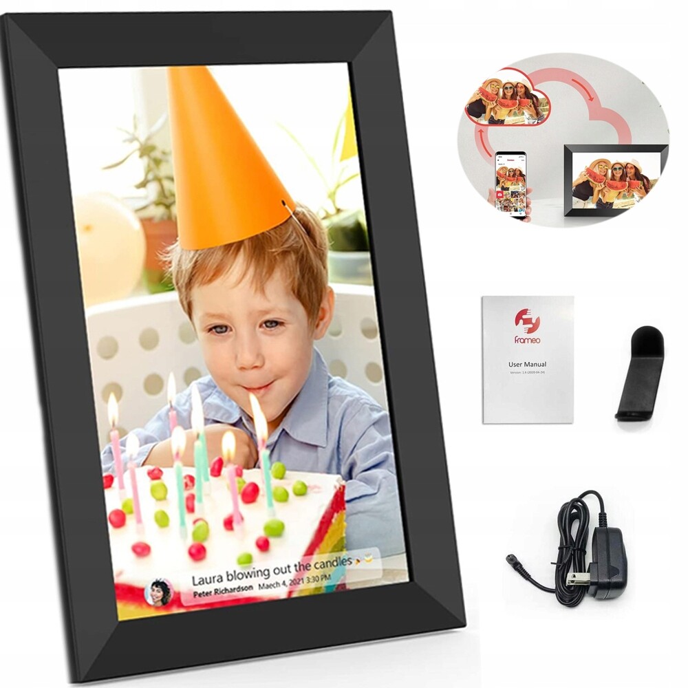 Rámeček Na Dotykové Fotografie Vysoká Kvalita Panel 10,1