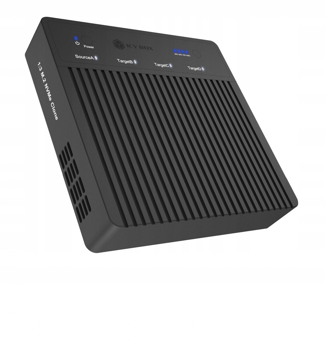 Duplicator (klonování 1:3) pro NVMe M.2 Ssd IB-4013MCL-C4 4-Bay USB4