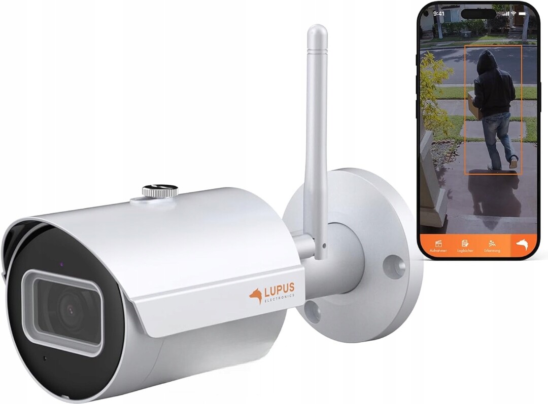 Venkovní Kamera Lupus LE202 Bezdrátový Monitoring, Aplikace Wlan 100°