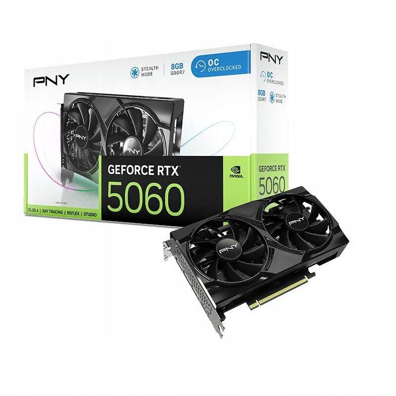 Pny Grafická karta GeForce RTX5060OC 8GB VCG50608DFXPB1-O
