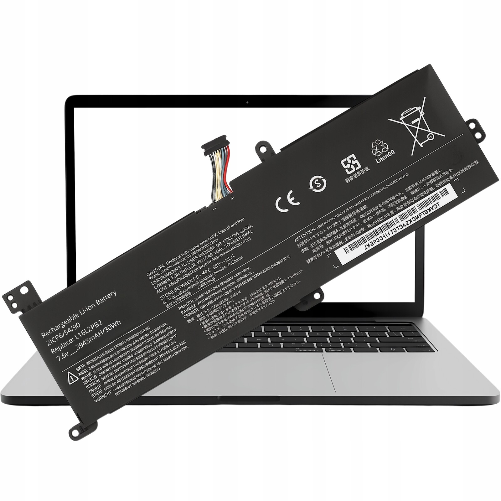 Baterie pro Lenovo L16L2PB2 V320-17IKB 81AH V320-17IKB 81CN V320-17ISK 81B6