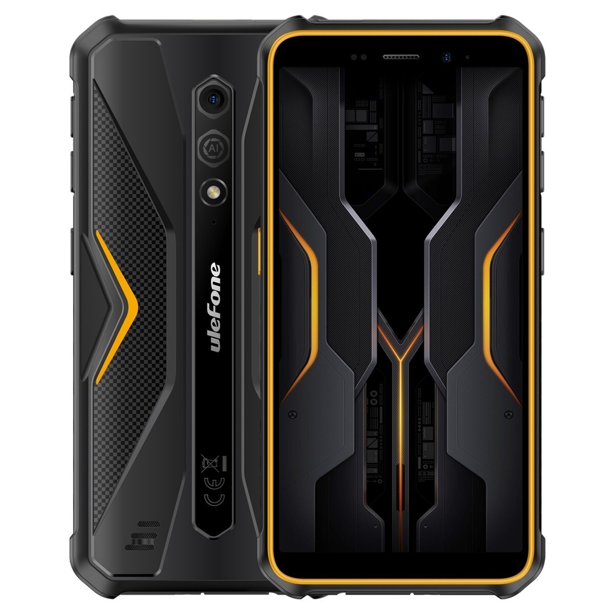 Ulefone Smartphone Armor X12 4G 3/32GB IP69K oranžový