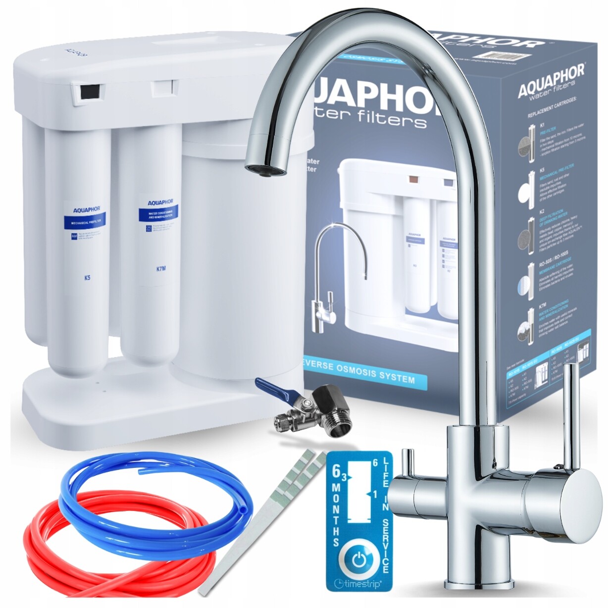 Systém Pro Pitnou Vodu Filtr Reverzní Osmózy Aquaphor Třícestná Baterie