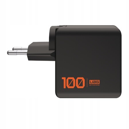 Uag Srge Charger – síťová nabíječka 100 W, 2x Usb-c a Usb-a, konektory