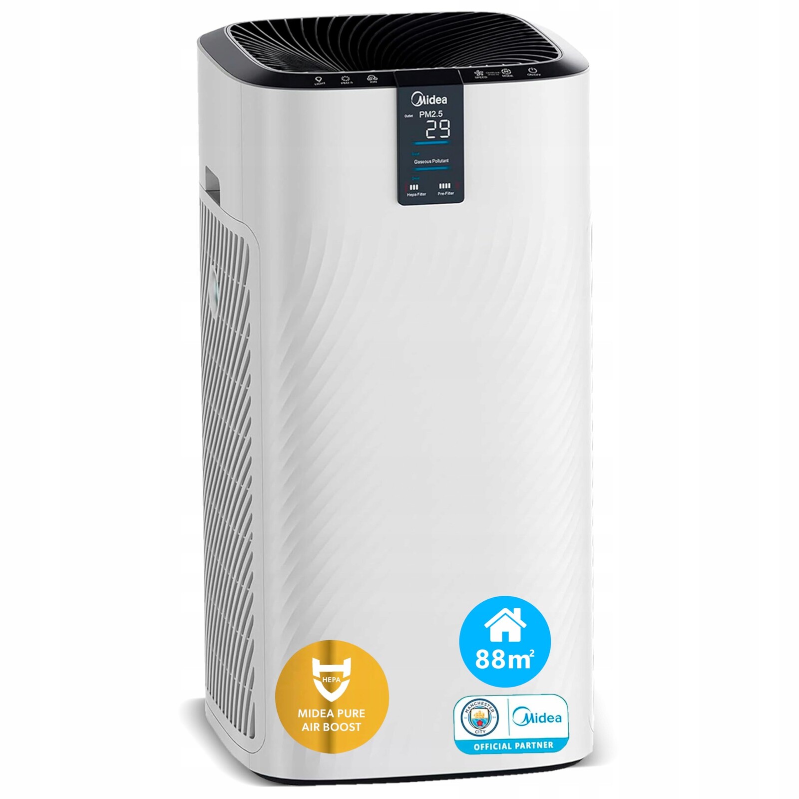 Čistič Midea Hepa 88 m2 Cadr 740 průmyslový pro alergiky