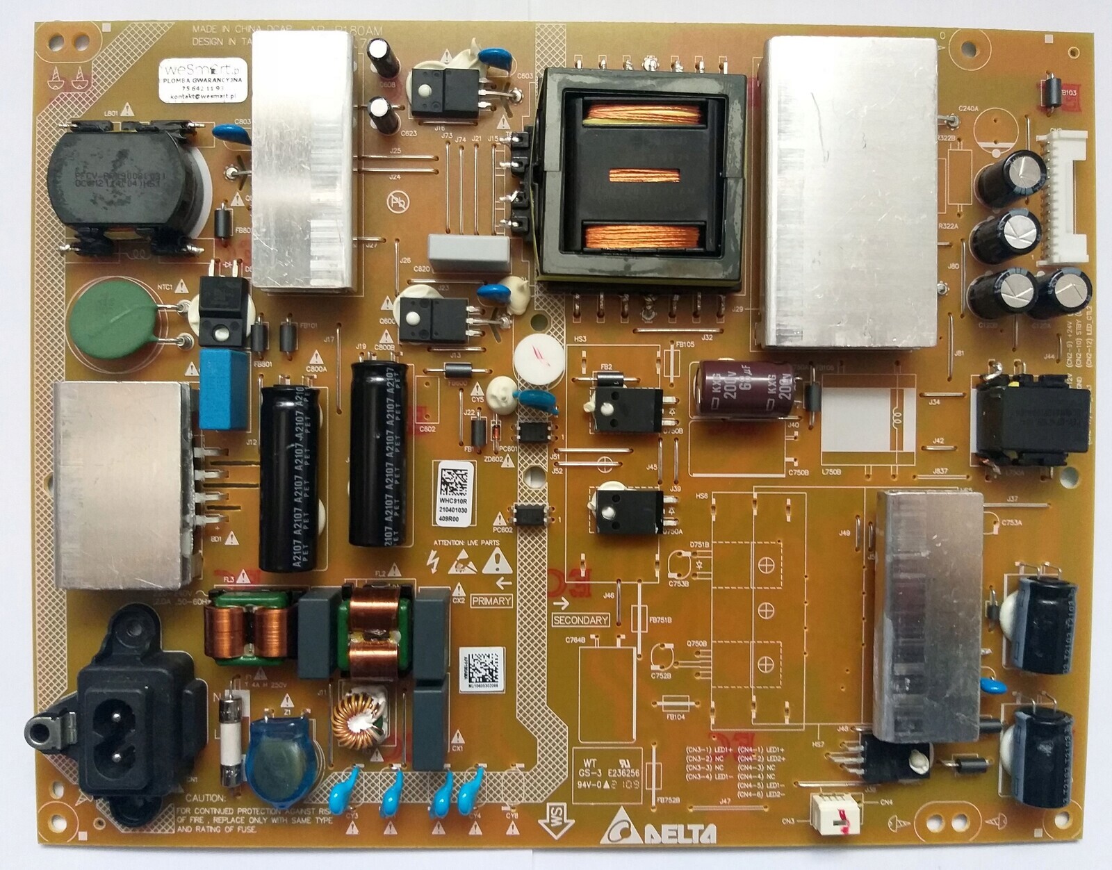 Napájecí zdroj AP-P180AM Grundig 49VAE80 a další