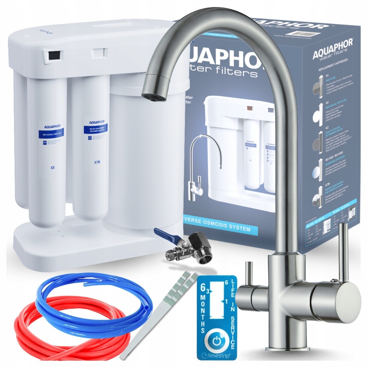 Sada Reverzní Osmózy Filtr Aquaphor Morion A Kuchyňský Třícestný Kohoutek