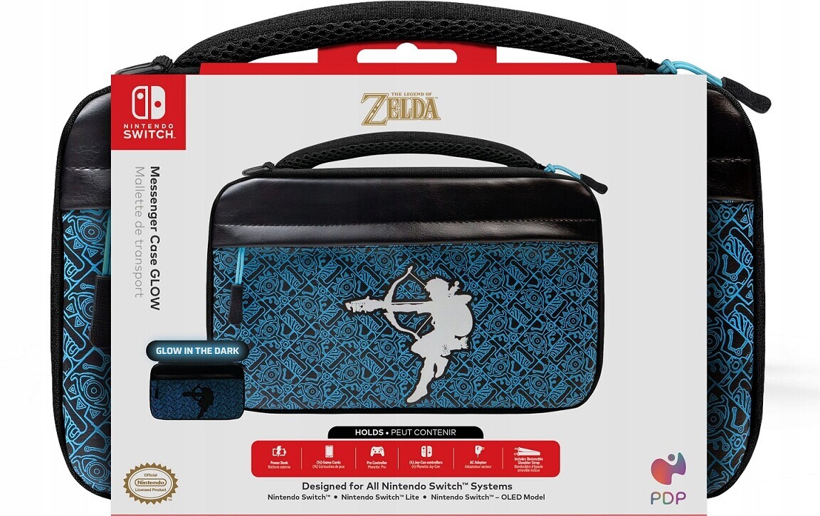 Pdp Messenger Glow Case Sheikah Shoot Switch
