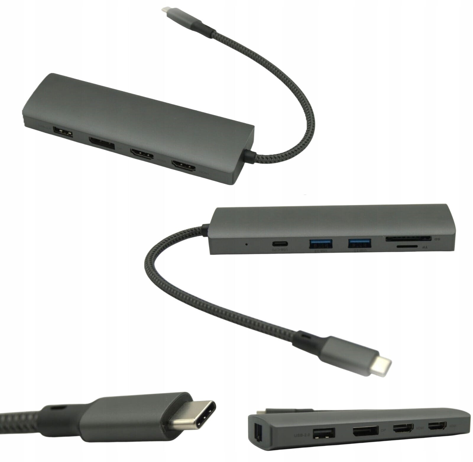 Hub pro notebook a ultrabook Toshiba Dokovací stanice Usb-c pro 2 monitory