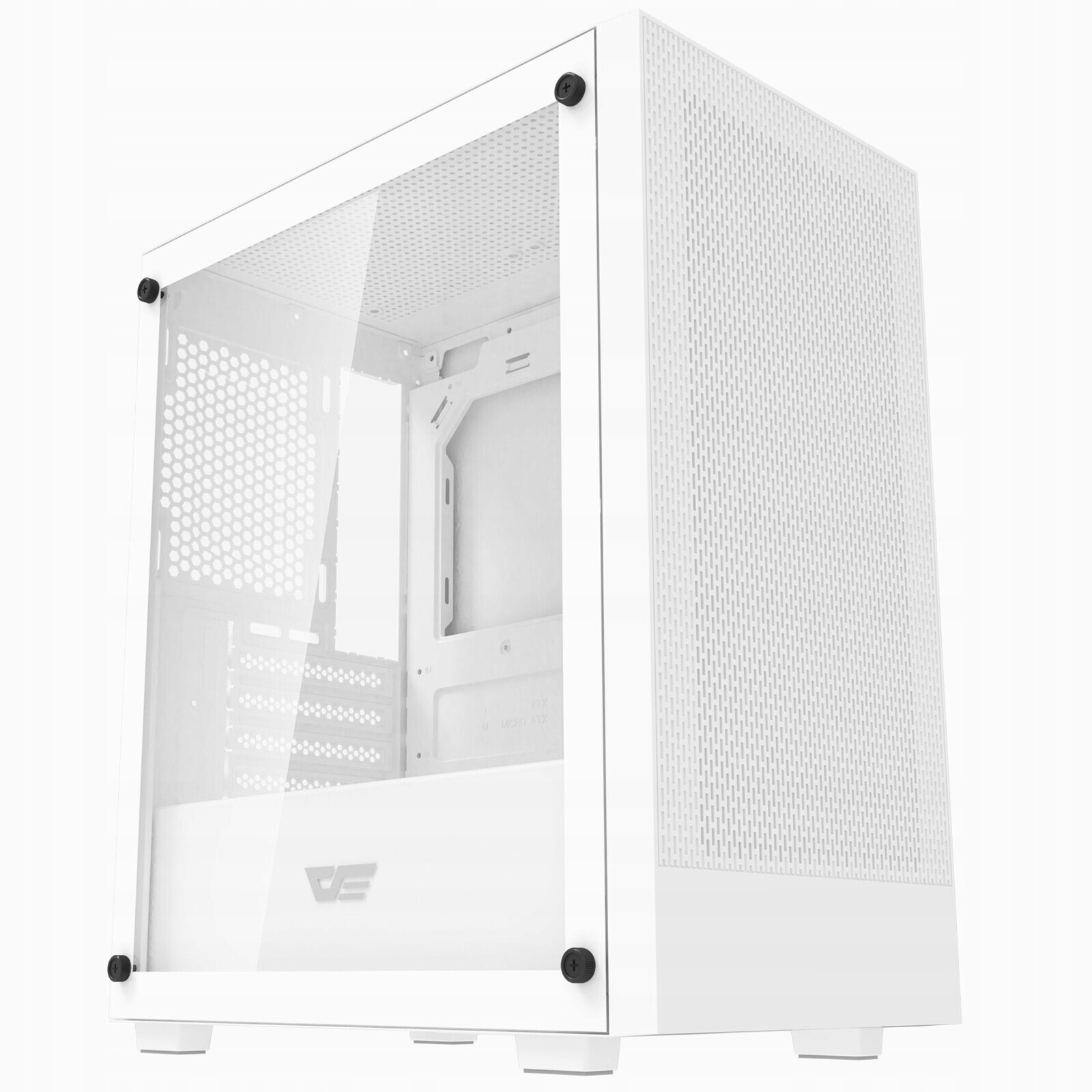 Herní počítačová Počítačová Skříň darkFlash M305 mini tower, m-ATX bílá