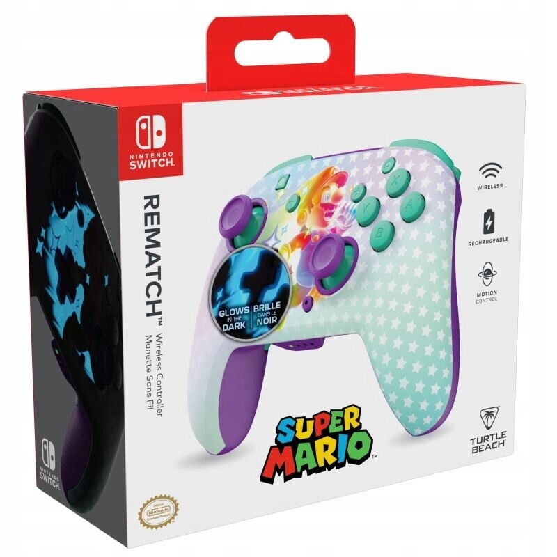 Turtle Beach Rematch Bezdrátový ovladač pro Nintendo Switch 2 (Glow) Invinc