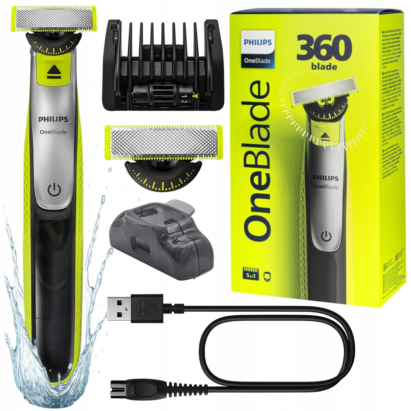 Pánský Holící Holicí Strojek Philips Oneblade 360