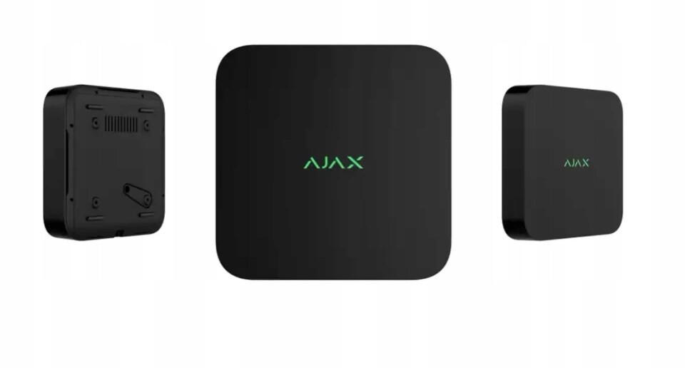 Síťový rekordér Nvr DC 8-kanálový černý Ajax Systems 127051.122.BL
