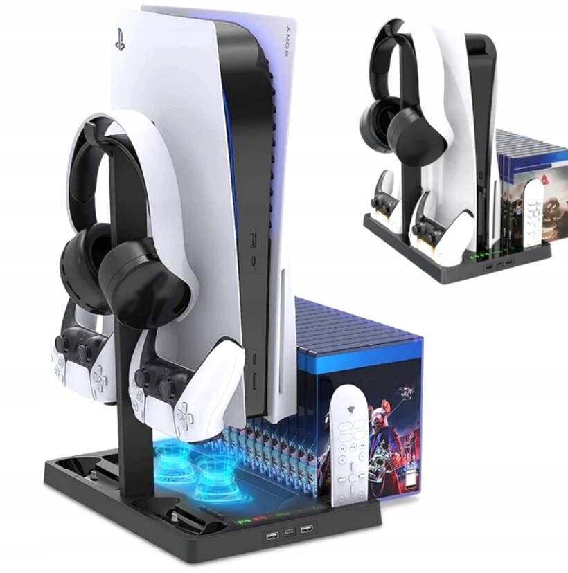 Stojan Chladicí podstavec PS5 Nabíječka DualSense