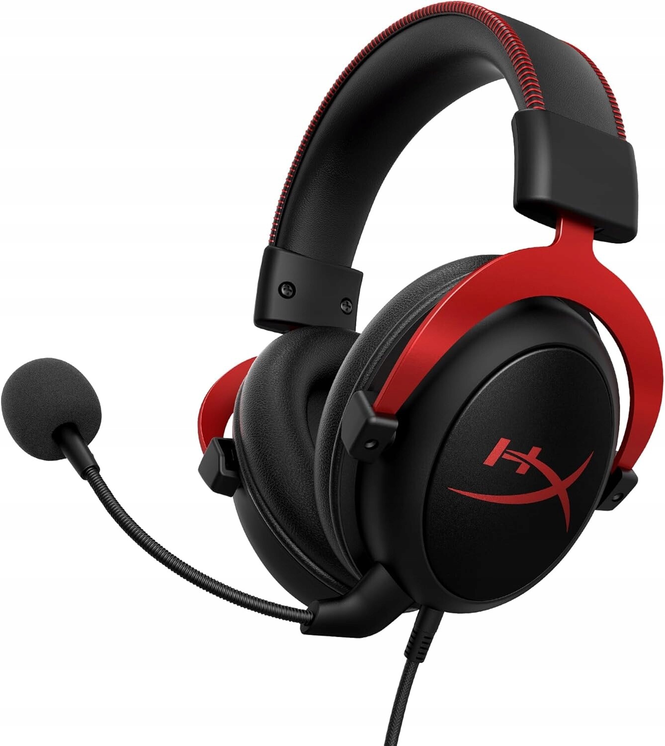 HyperX Cloud II Sluchátka , červená, přes uši