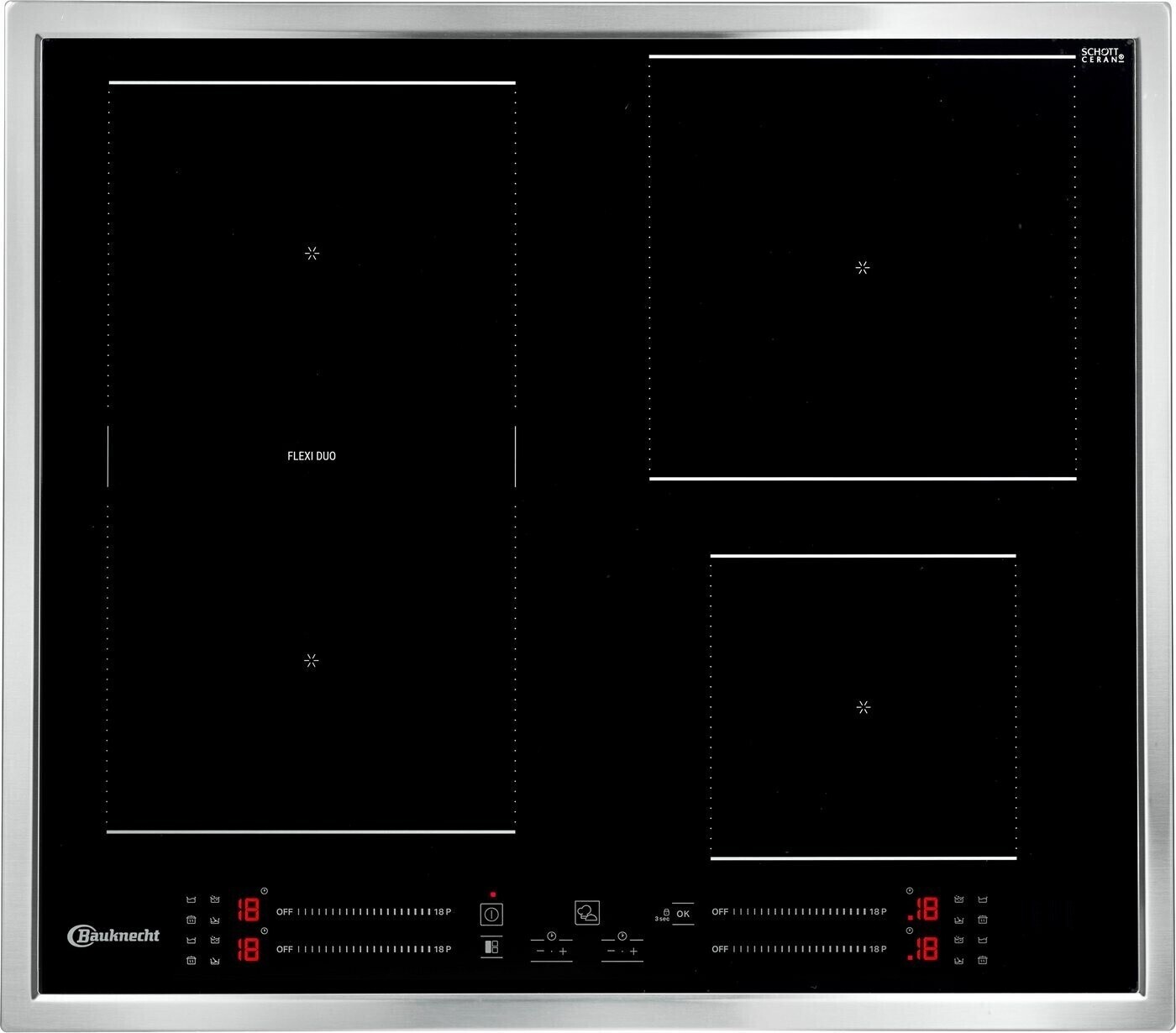 Indukční varná deska Bauknecht Bs 7160C Ft 4 pole Booster
