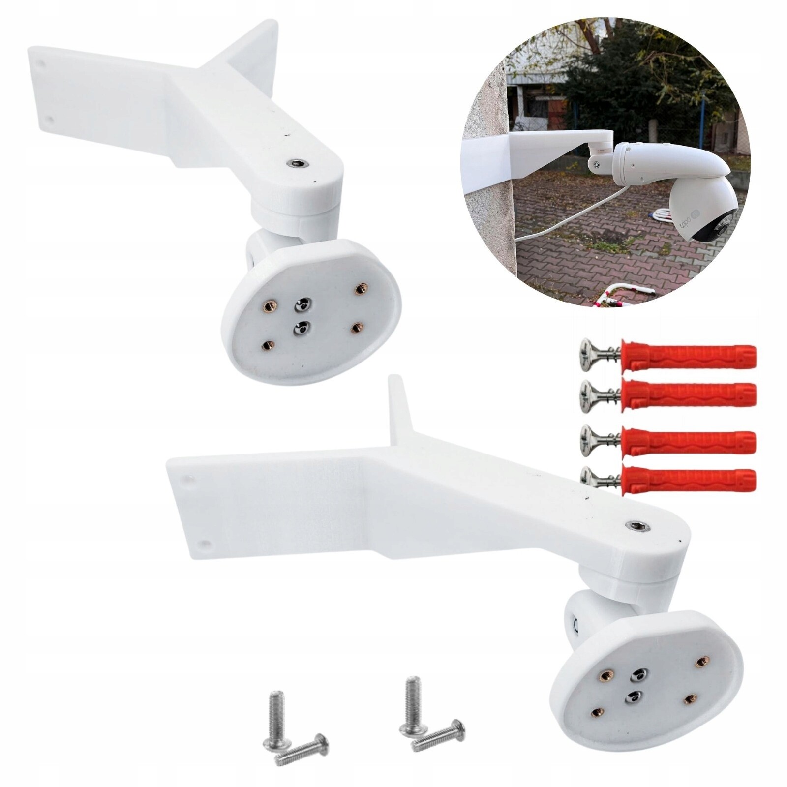 Rohový Kloubový Držák Pro Kameru Tp-link Tapo C560 Ws Na Výložníku