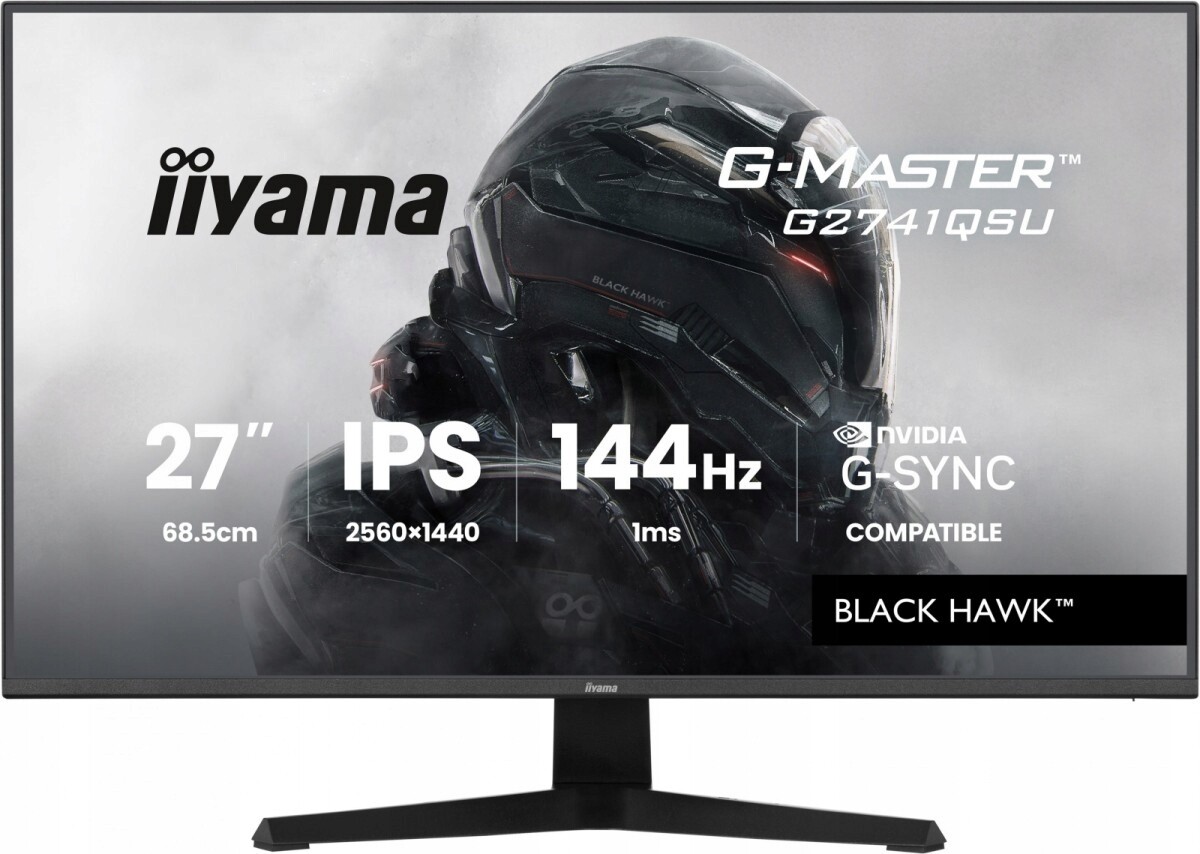 27palcový monitor G2741QSU-B1 Ips, Qhd, 144 Hz, 1 ms, 2x Usb Adaptivní G-sync, Hdmi