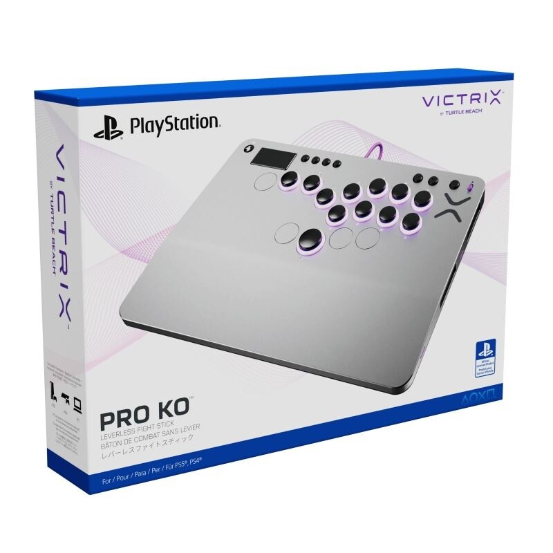 Turtle Beach Victrix Pro Ko Leverless Fight Stick, herní ovladač pro PS4, P