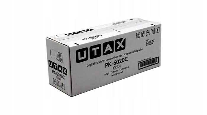 Originální toner Cyan Utax P-C3563 PK-5020C, PK5020C 1T02YJCUT0